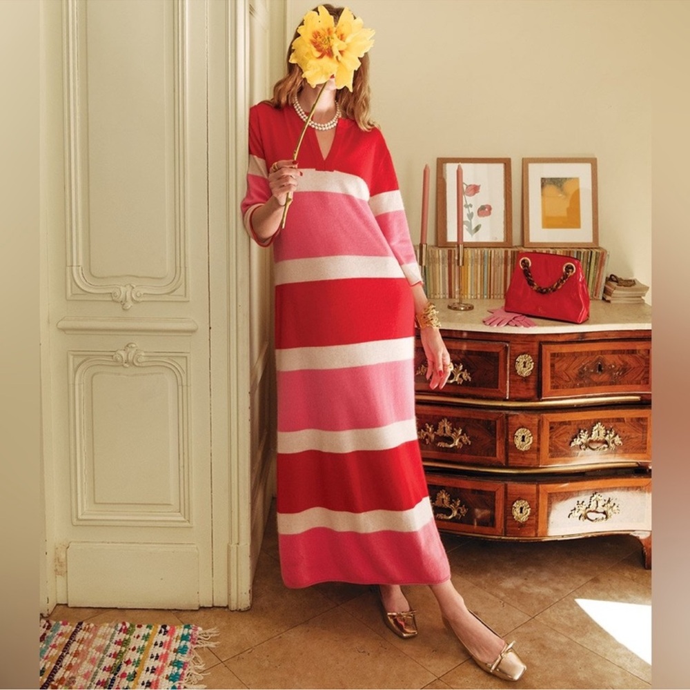 Frances Valentine Stripped Sweater Dress
